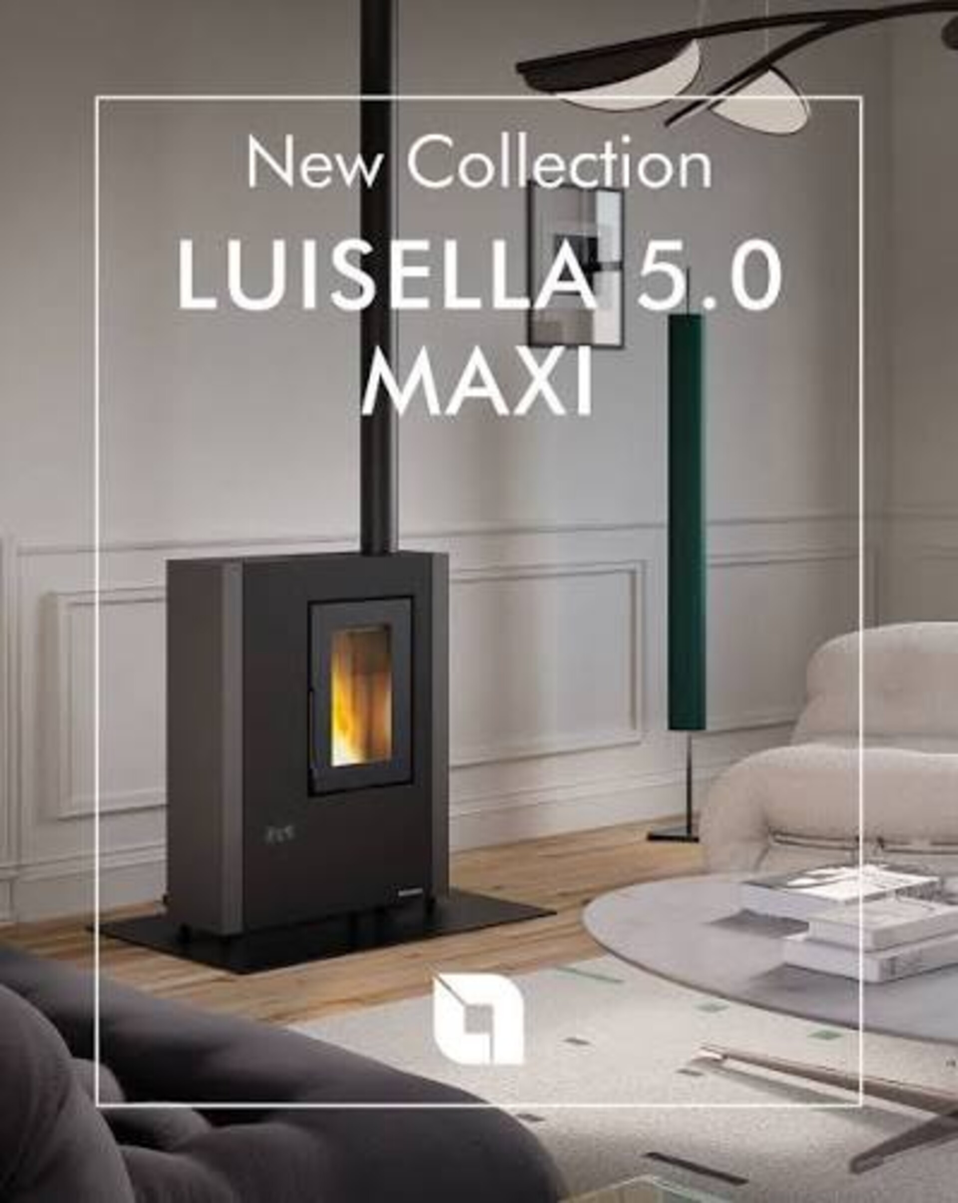 STUFA  PELLET LA NORDICA EXTRAFLAME LUISELLA 5.0 MAXI