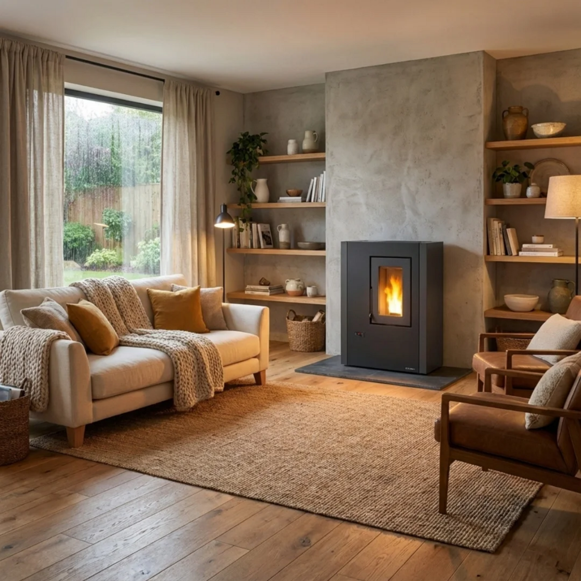 STUFA  PELLET LA NORDICA EXTRAFLAME LUISELLA 5.0 MAXI