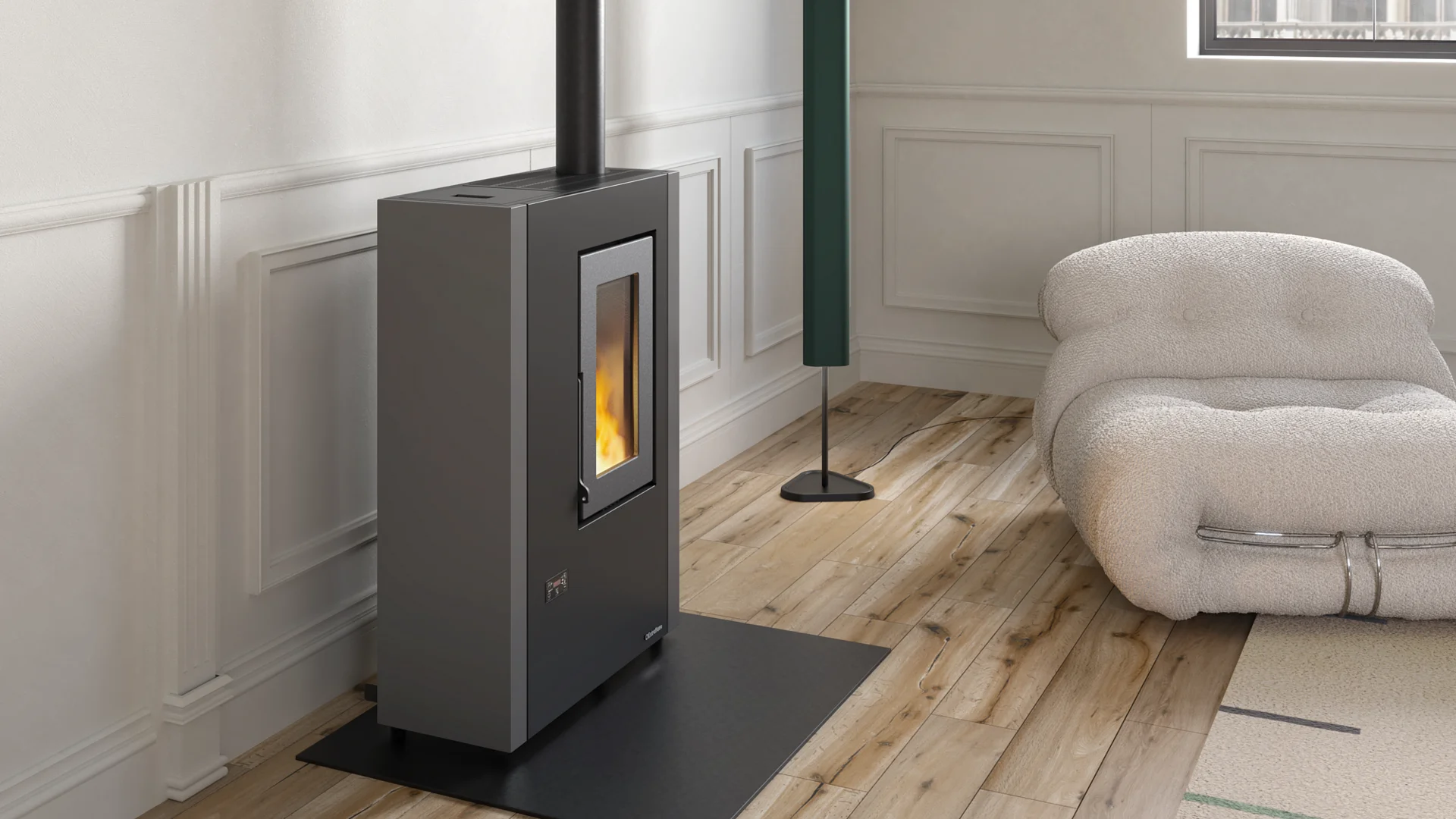 STUFA  PELLET LA NORDICA EXTRAFLAME LUISELLA 5.0 MAXI