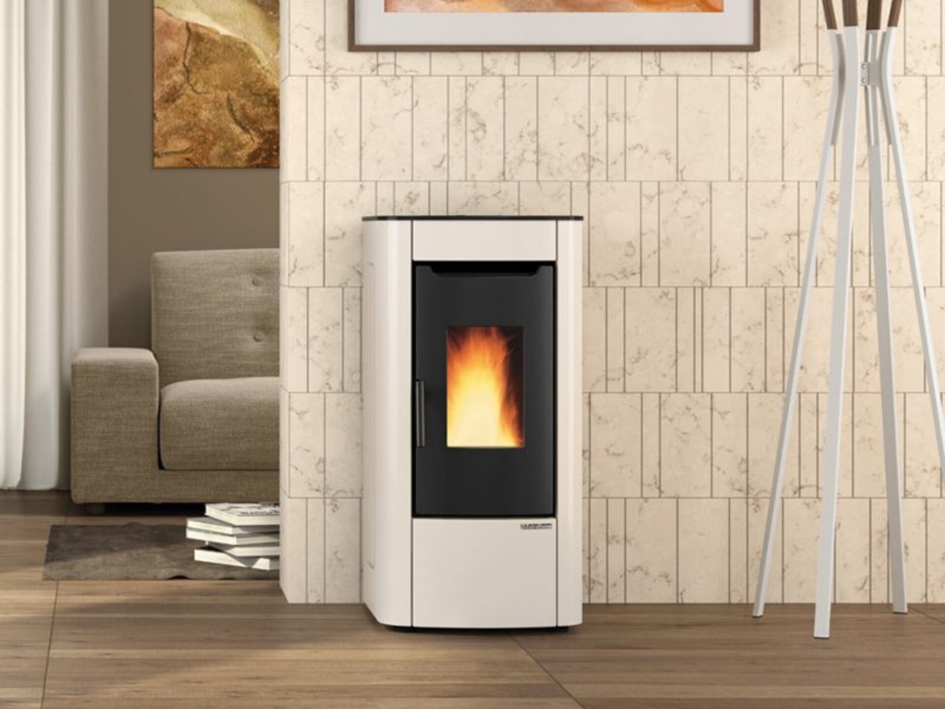 STUFA  PELLET LA NORDICA EXTRAFLAME SABRY AD