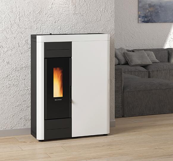 TERMOSTUFA A PELLET EXTRAFLAME VIRNA IDRO 15,6Kw