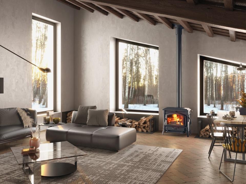 STUFA A LEGNA LA NORDICA ISOTTA EVO
