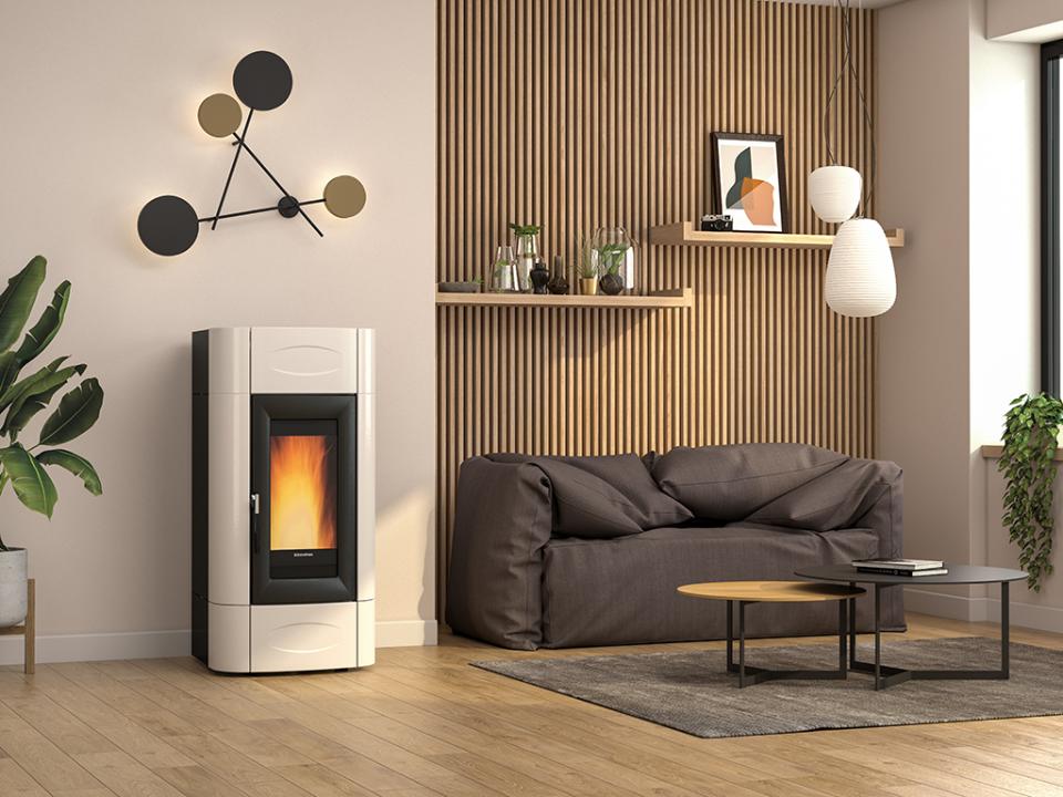 TERMOSTUFA PELLT LA NORDICA EXTRAFLAME ISIDORA IDRO H20