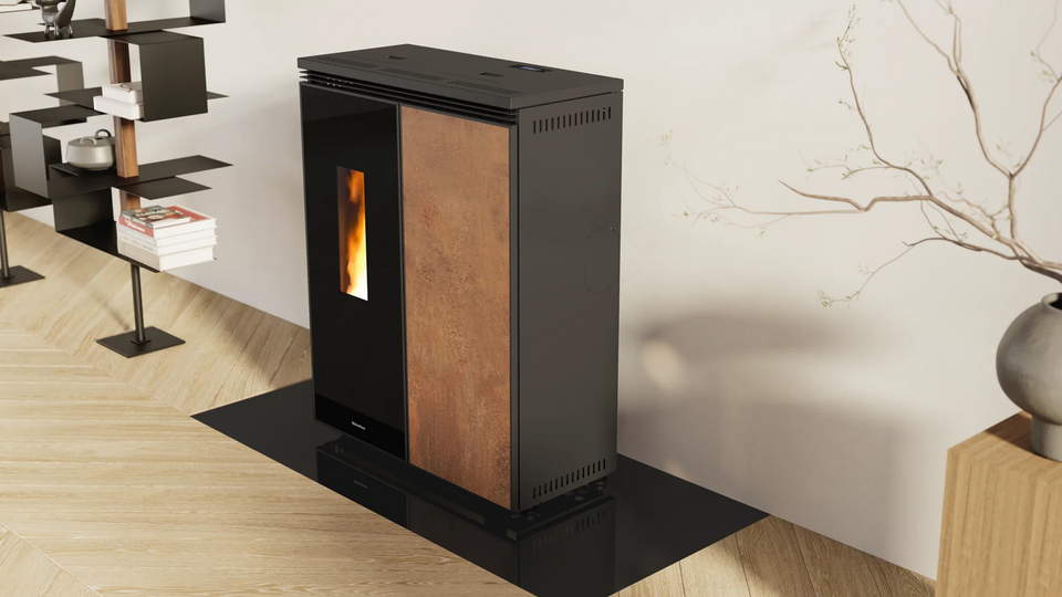 TERMOSTUFA  PELLET LA NORDICA EXTRAFLAME FLORIANA IDRO GRES