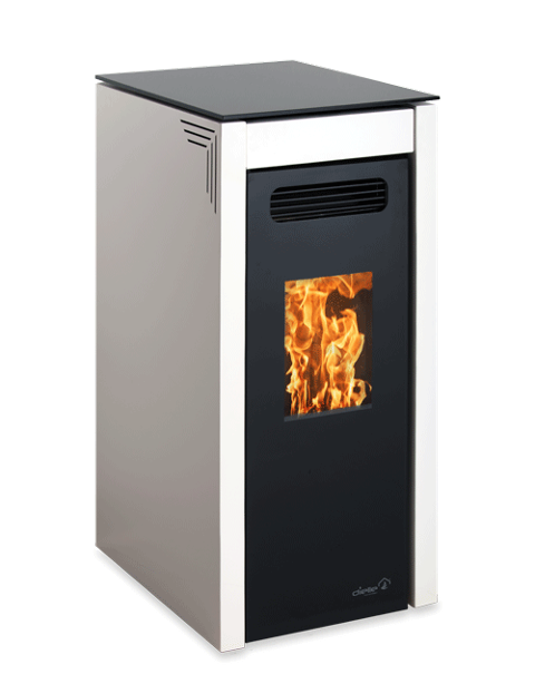 STUFA A PELLET/BIOMASSA DIELLE GRECALE 100 GLASS