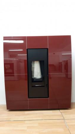TERMOSTUFA A PELLET MORETTI DESIGN AQUA TURBO COMPACT GLASS 18Kw