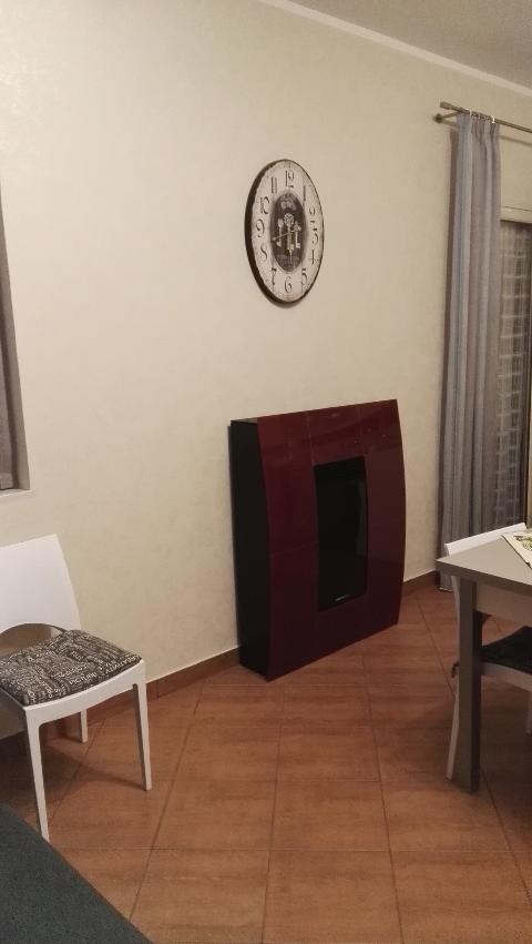 STUFA A PELLET  MORETTI DESIGN COMPACT GLASS