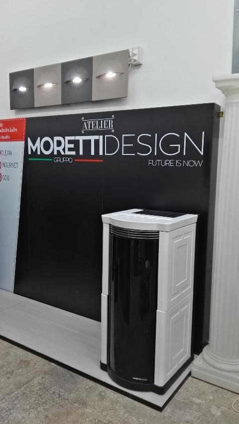STUFA A PELLET  MORETTI DESIGN ELEGANCE ALL STYLE A11