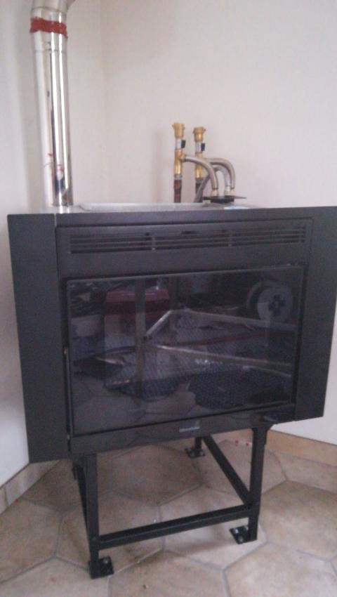 TERMOCAMINO A PELLET EXTRAFLAME COMFORT IDRO L80