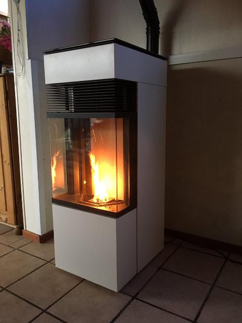 STUFA  PELLET/BIOMASSA DIELLE DIELLE MAESTRALE GLASS 100