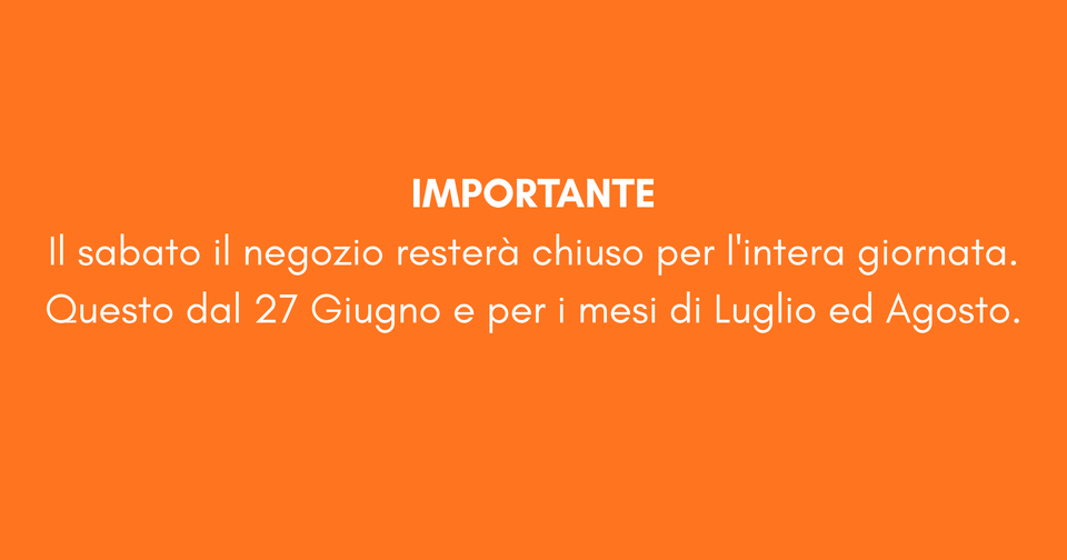 Sabato Negozio Chiuso