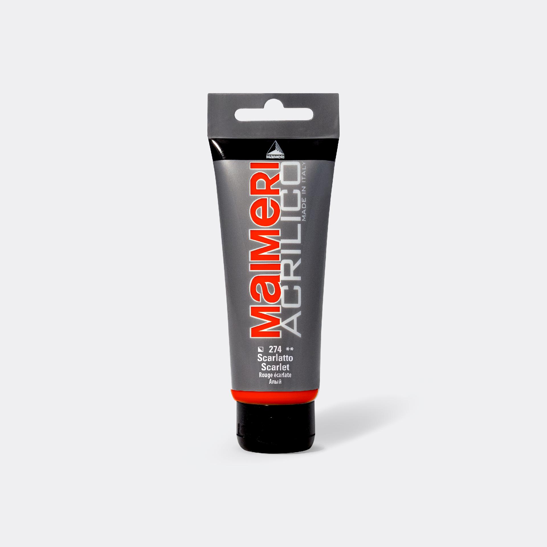 Colore acrilico maimeri linea Maimeri da 75 o 500 ml.