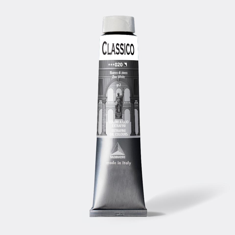 Colore ad olio Maimeri tubo 20, 60, 200, 500 ml Bianco di Zinco 020