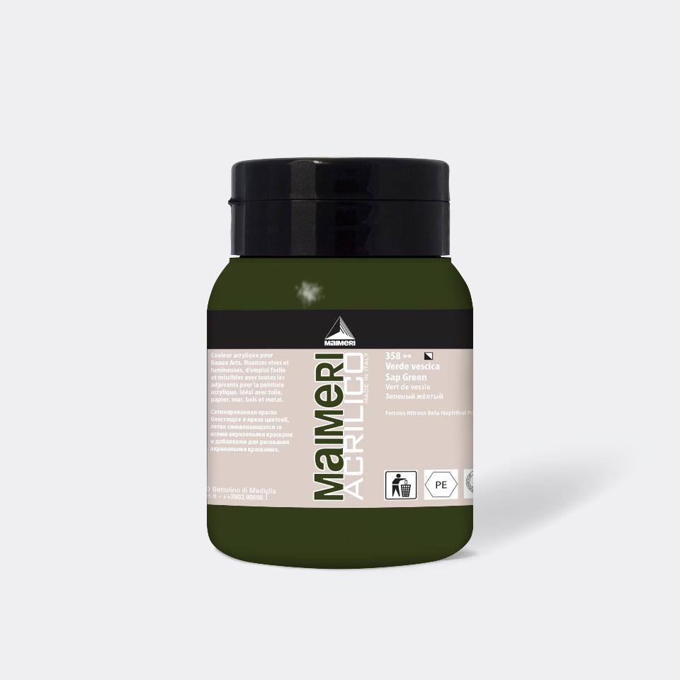Colore acrilico maimeri linea Maimeri da 75 o 500 ml.