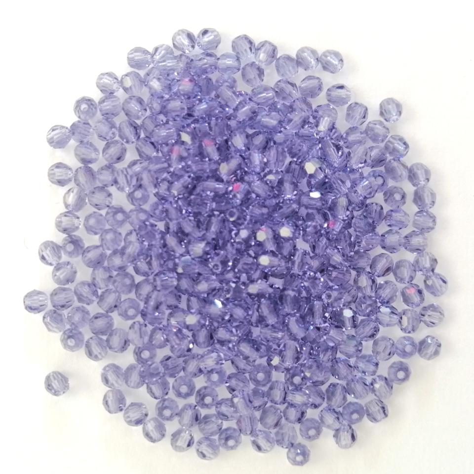 perle sfaccettate 3 mm swarovski busta da 20 pezzi