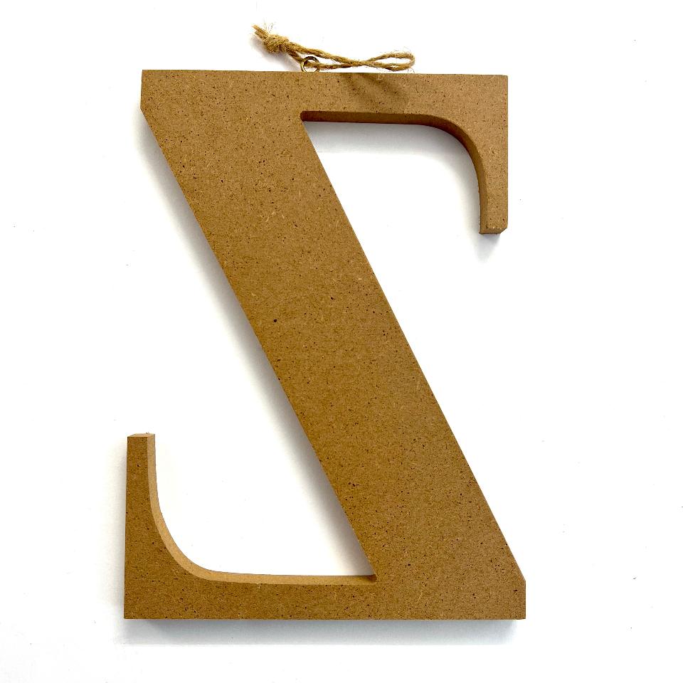 Lettere Alfabeto in Legno MDF Stamperia 22 cm h