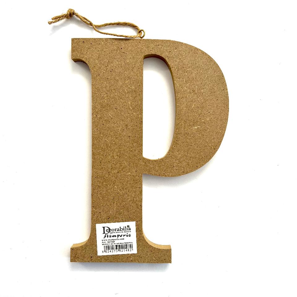 Lettere Alfabeto in Legno MDF Stamperia 22 cm h