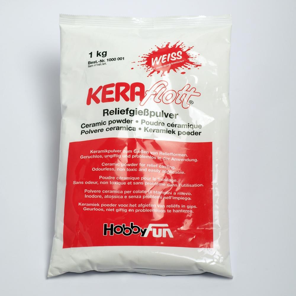 1 KG di Gesso Ceramico Keraquick polvere bianco Per Stampi e