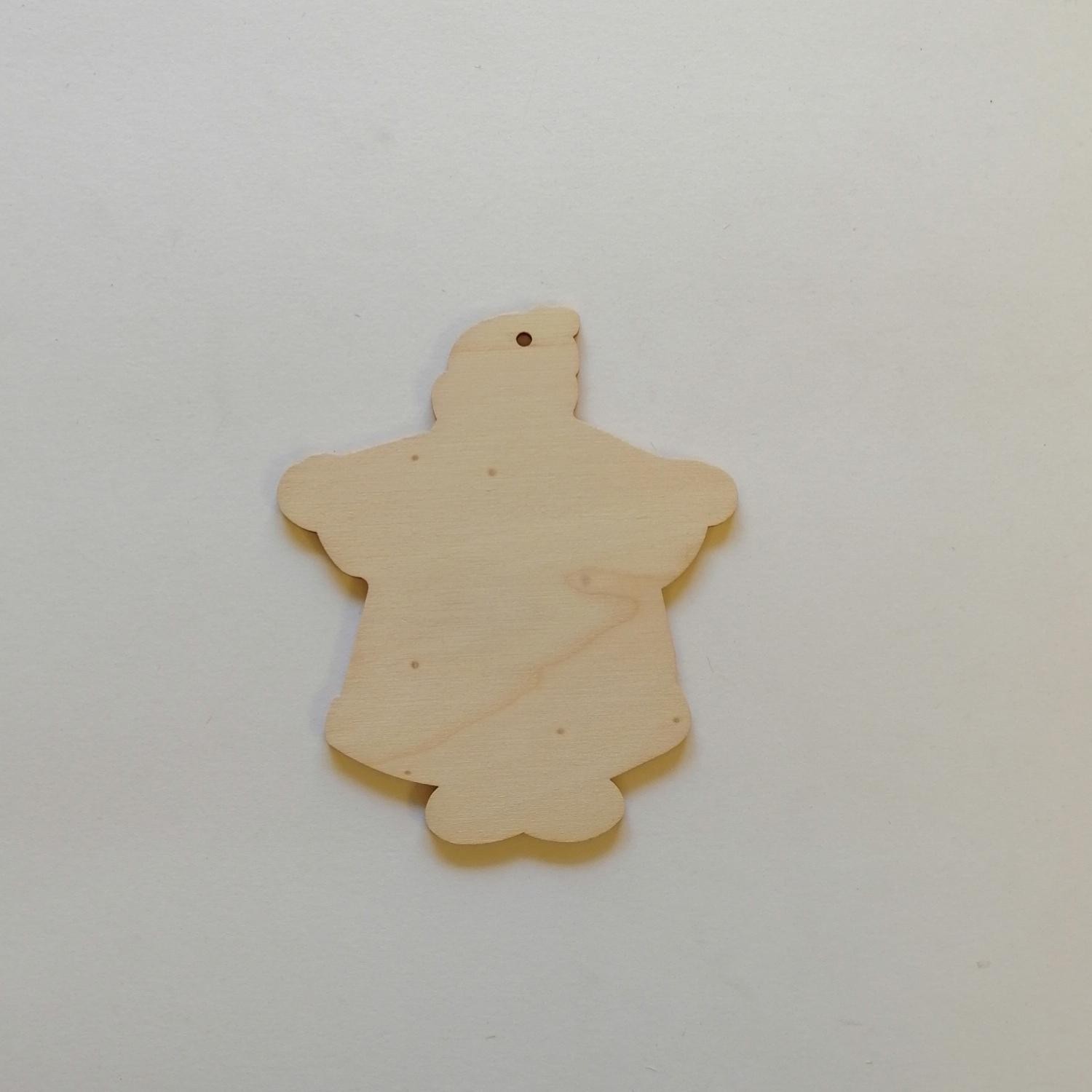 Sagome in legno da decorare  Babbo Natale to do 11x12,5cm