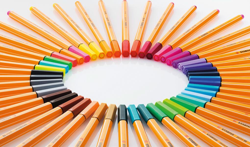 penna fineliner Point 88  stabilo punta in metallo tratto di scrittura: 0.4mm