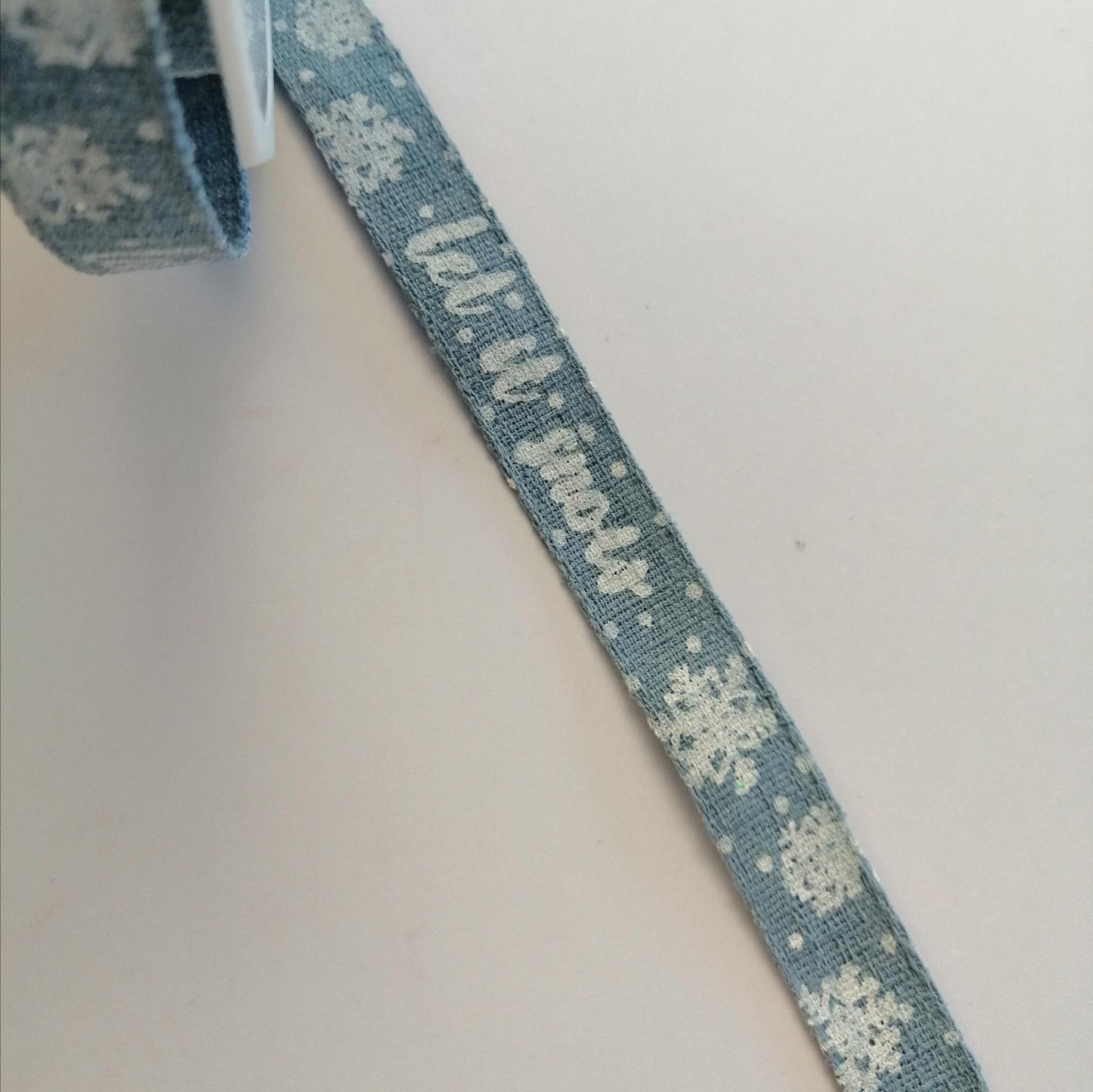 nastro celeste cenere con scritta Stafil 15 mm per 1 mt