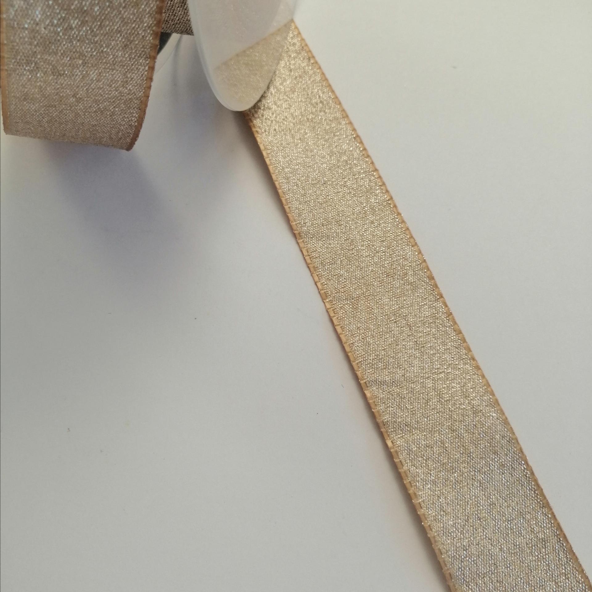 nastro poliestere oro Stafil 25 mm x 1 mt