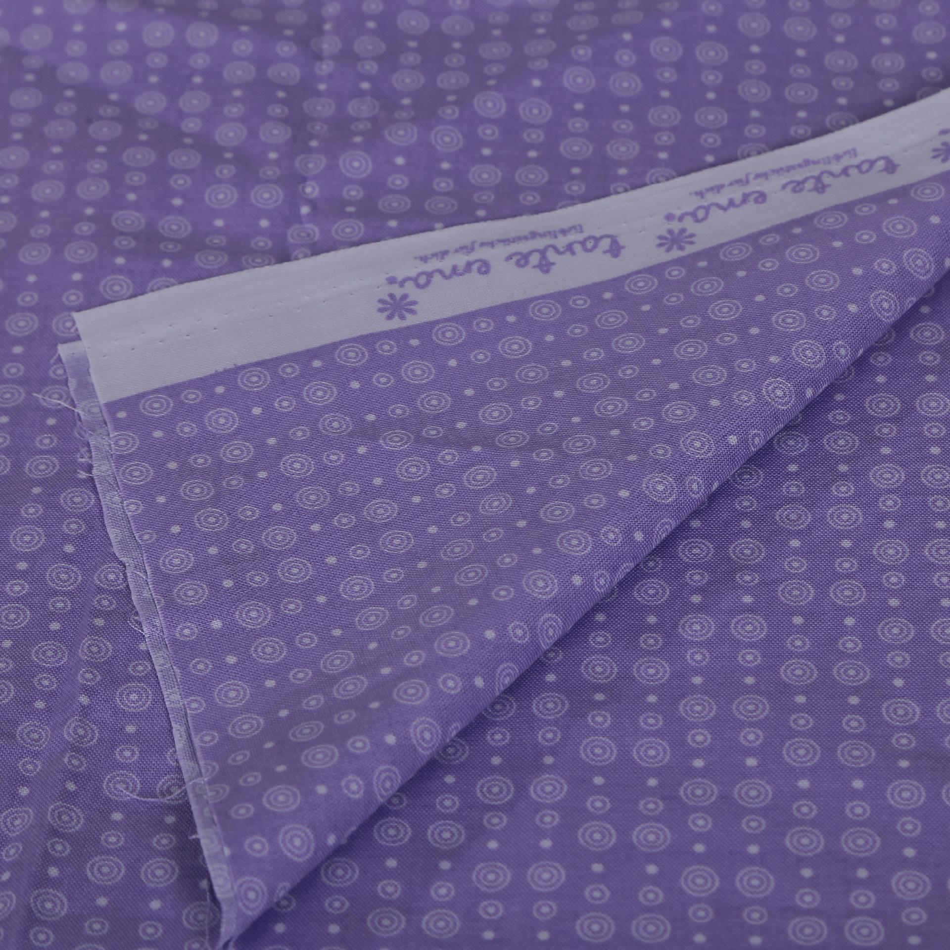 Stoffa Tante ema glicine con cerchi  TANTE EMA 130X30CM