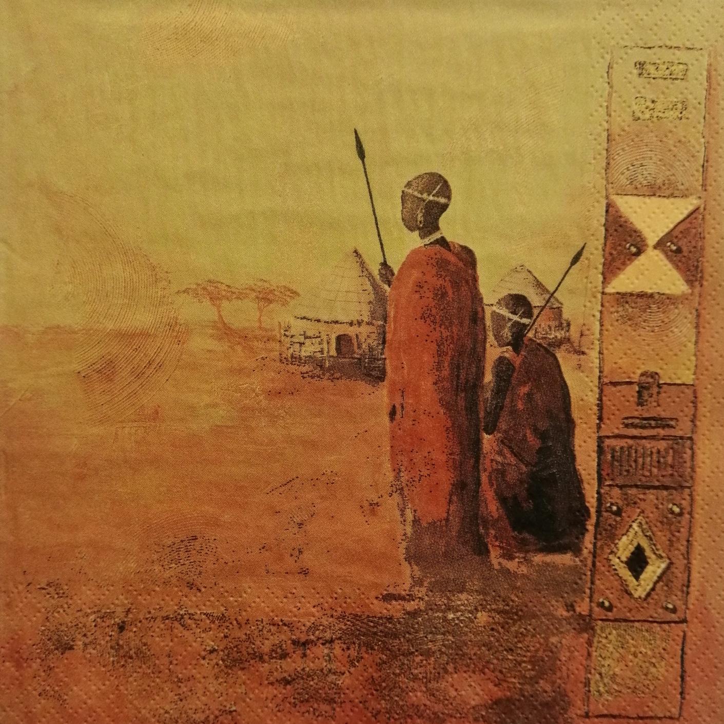 tovaglioli per decoupage maori arti e grafica busta da 2 pezzi 33x33 cm