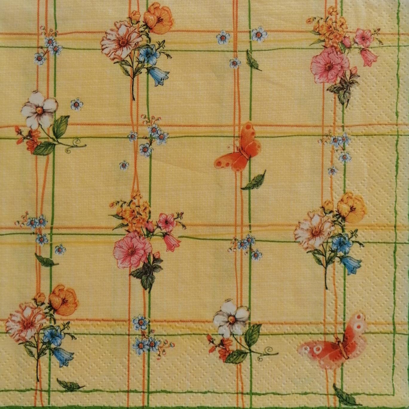 tovaglioli per decoupage mazzetti di fiori arti e grafica busta da 2 pezzi 30x30