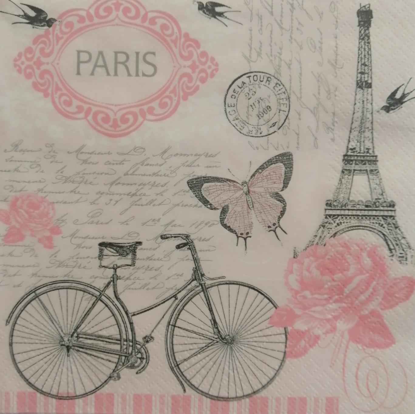 tovaglioli per decoupage parigi arti e grafica busta da 2 pezzi 30x30