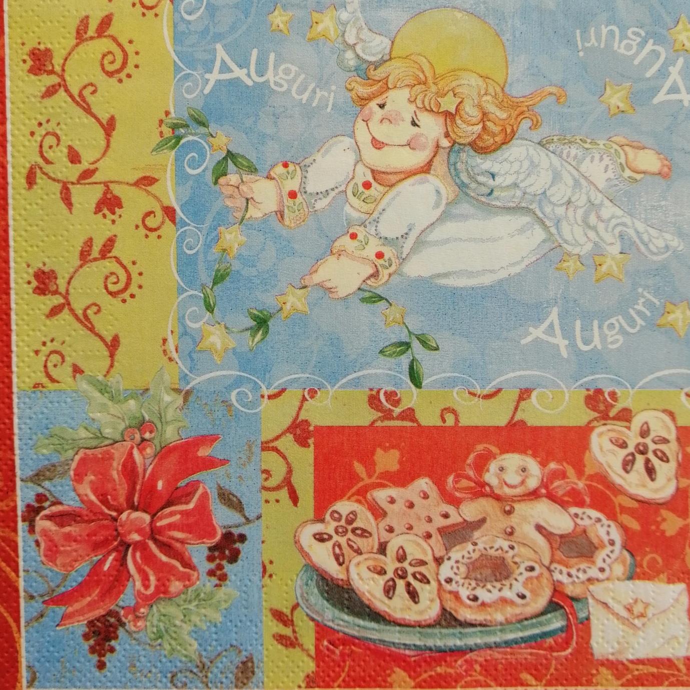 tovaglioli per decoupage decori natalizi arti e grafica busta da 2 pezzi 33x33