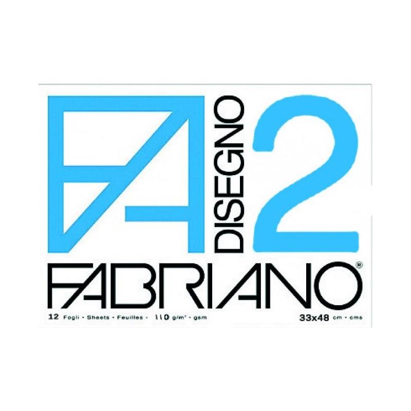 F4 FABRIANO BLOCCO  LISCIO RIQUADRATO 33X48 
