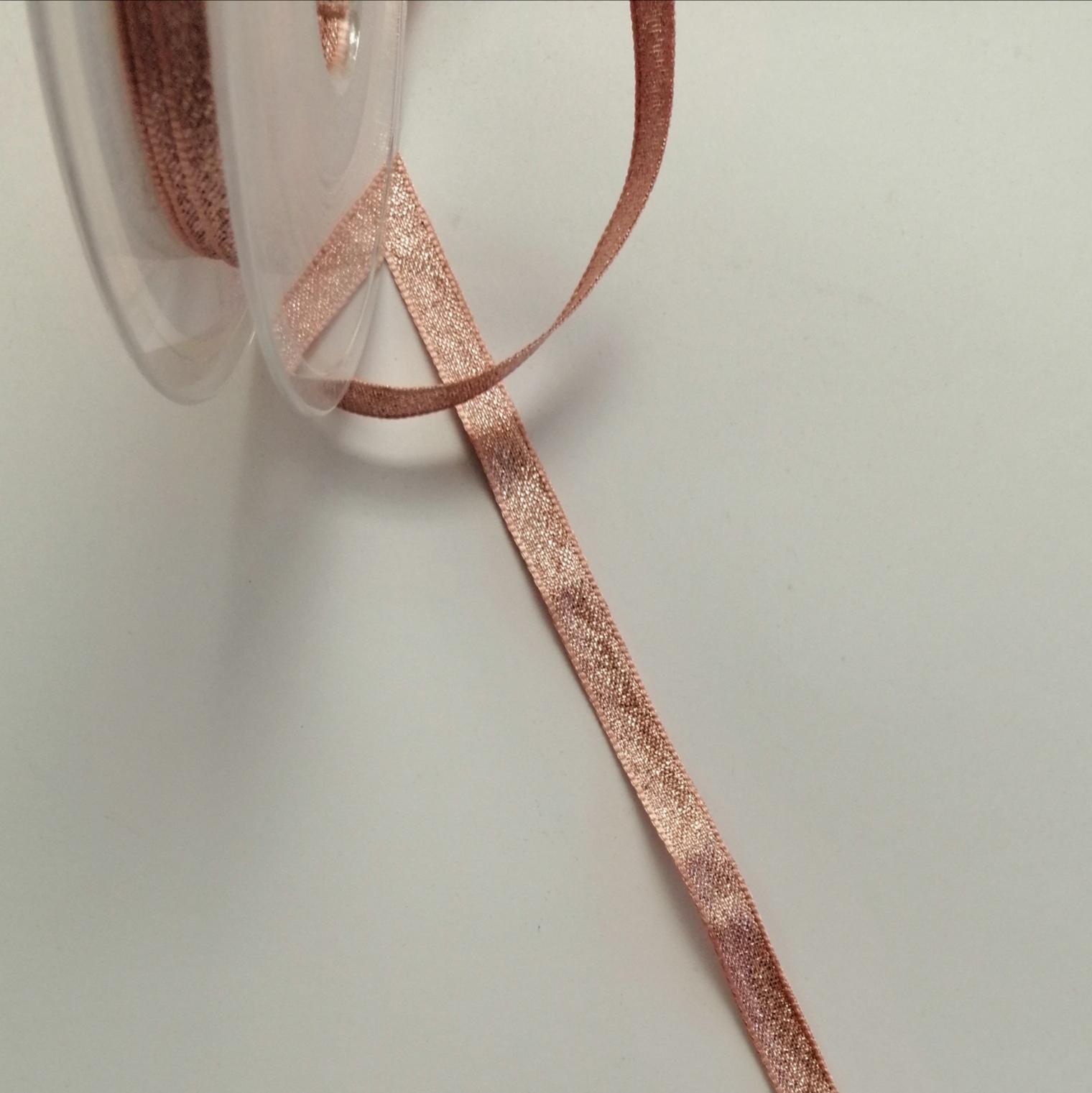nastro rosa metallizzato nastri di mirta 7 mm x 1 mt