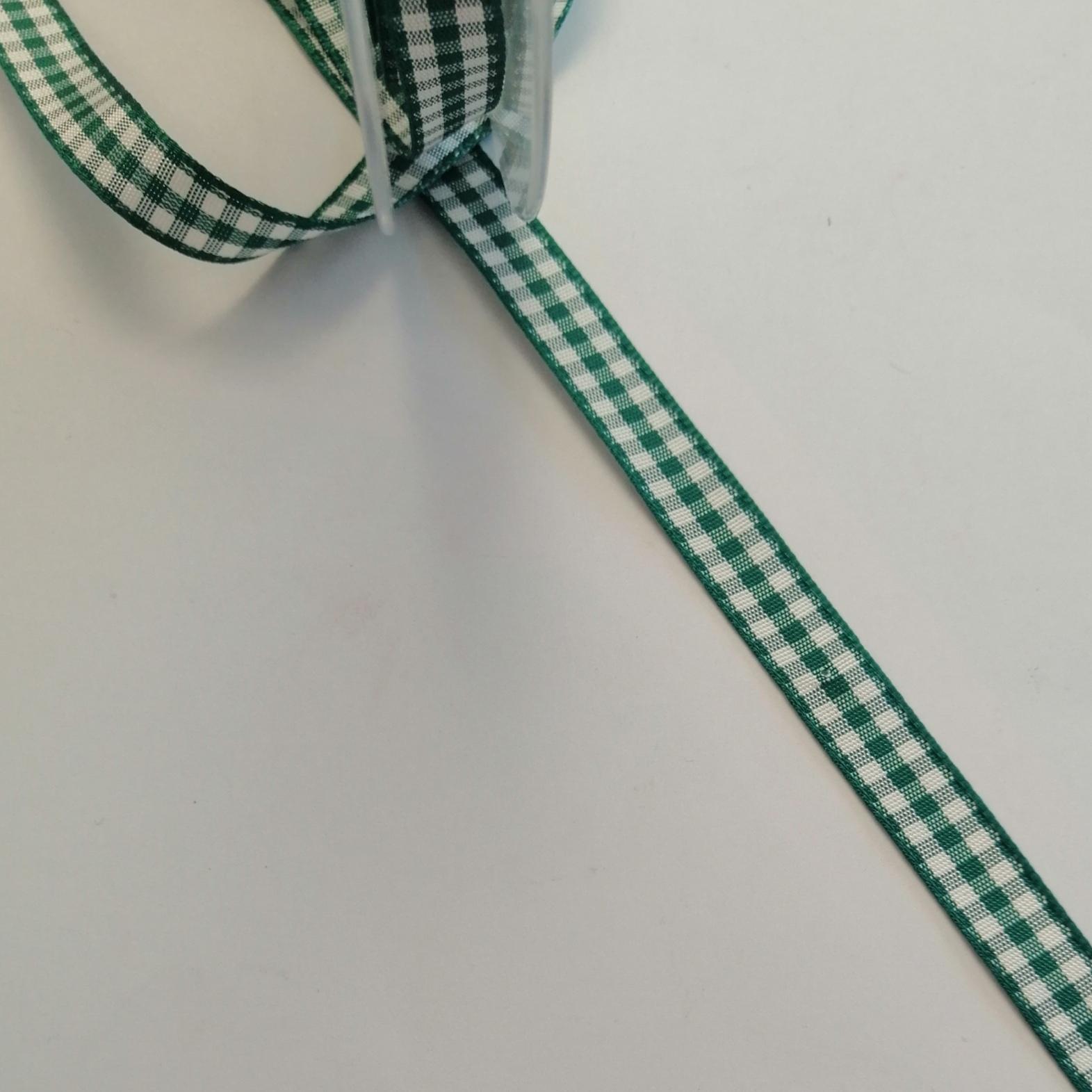nastro quadrettato bianco e verde stafil 10mm x 1 metro
