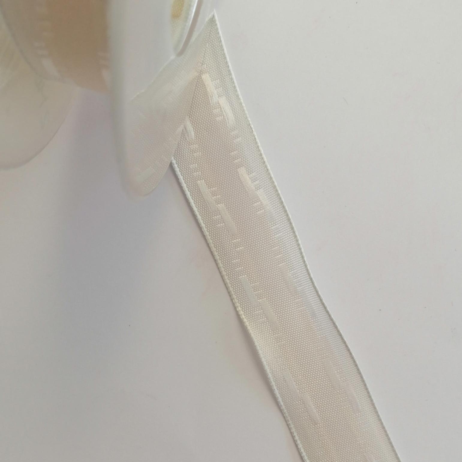 nastro color panna stafil 25mm x 1 mt