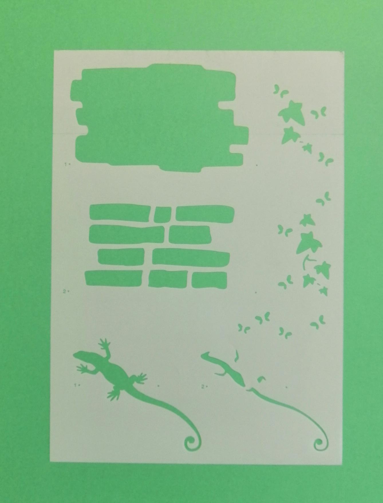 Stencil geco stamperia 21x29,7