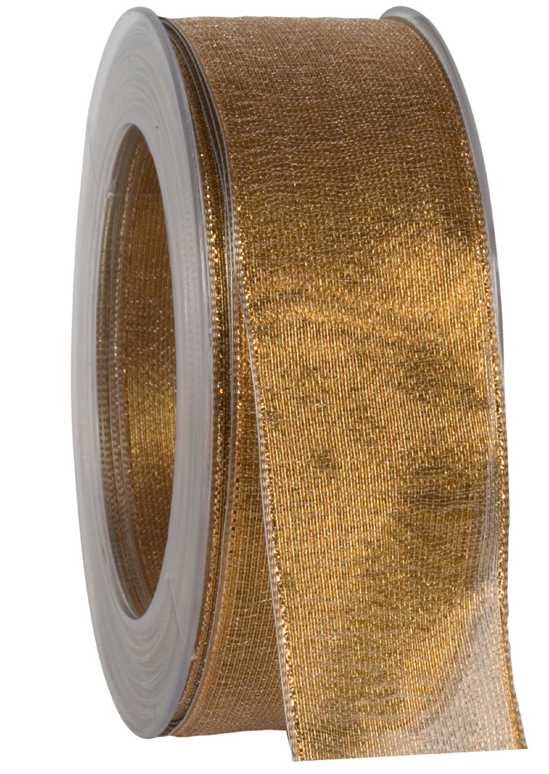 nastro organza oro antico Goldina 40 mm x 1 mt