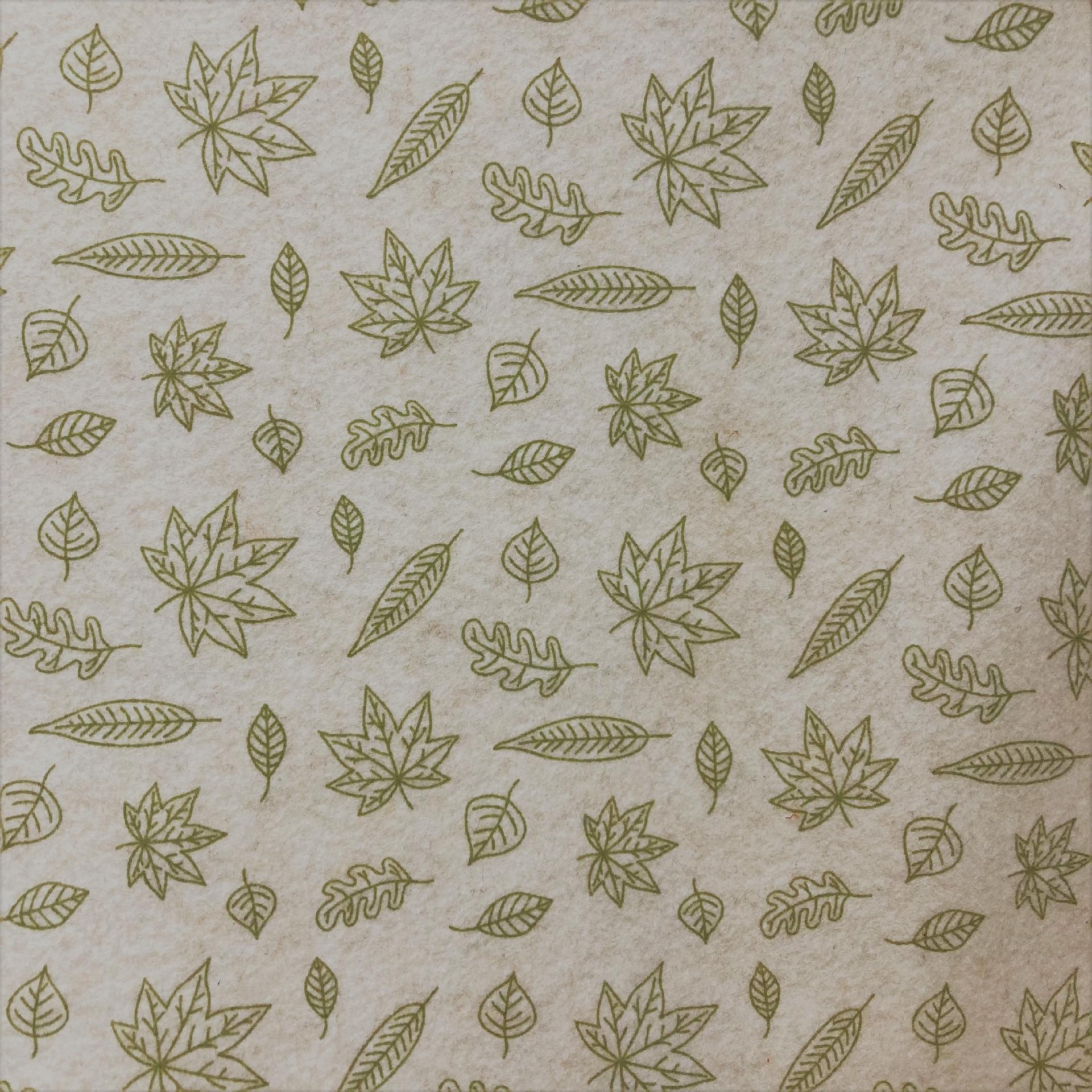 Pannolenci panna melange con foglie verdi 1 mm stafil H 90x50cm