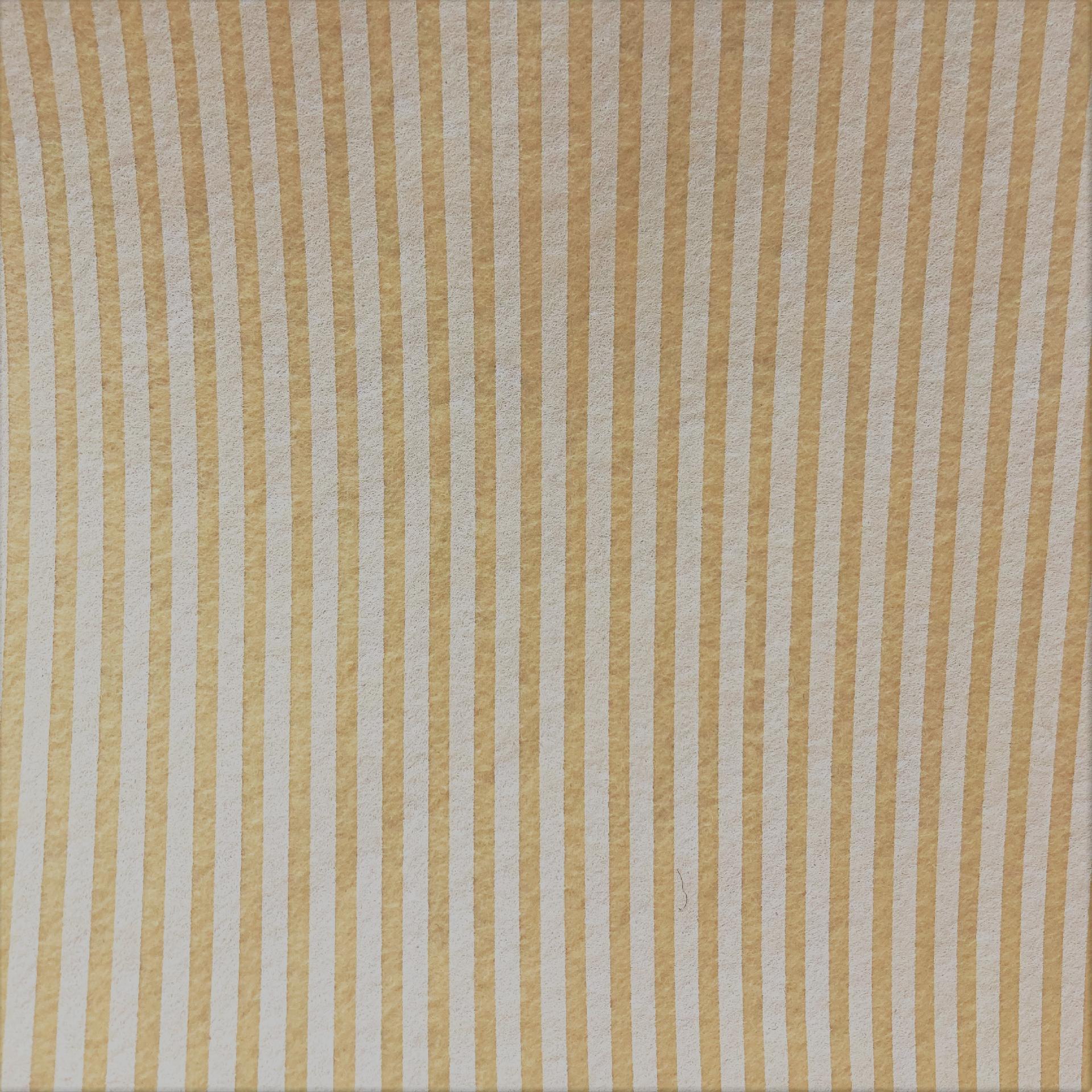 Pannolenci giallo  a righe bianche 1mm stafil h90x50cm