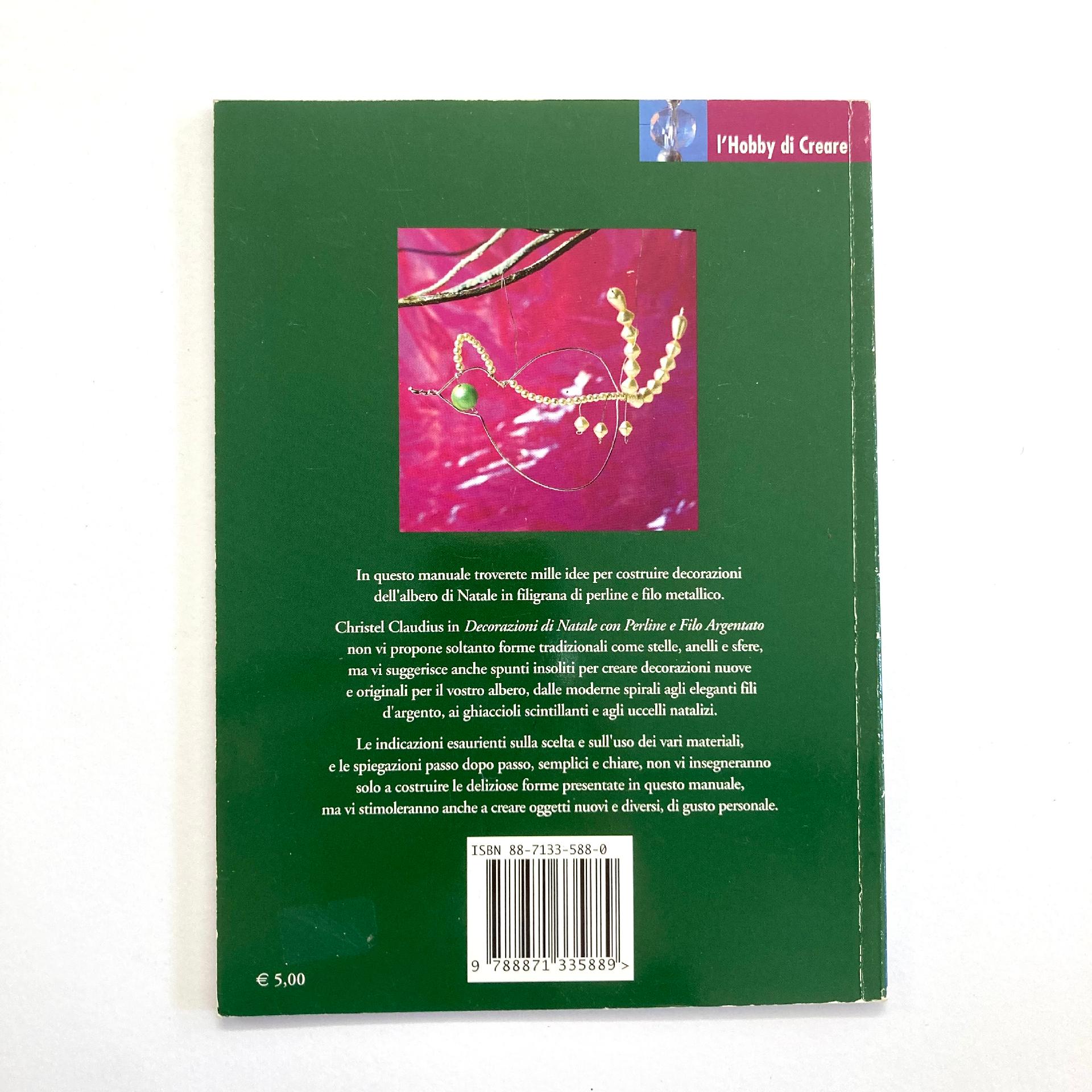 Decorazioni di Natale con Perline e Filo Argentato L'hobby di Creare Libro