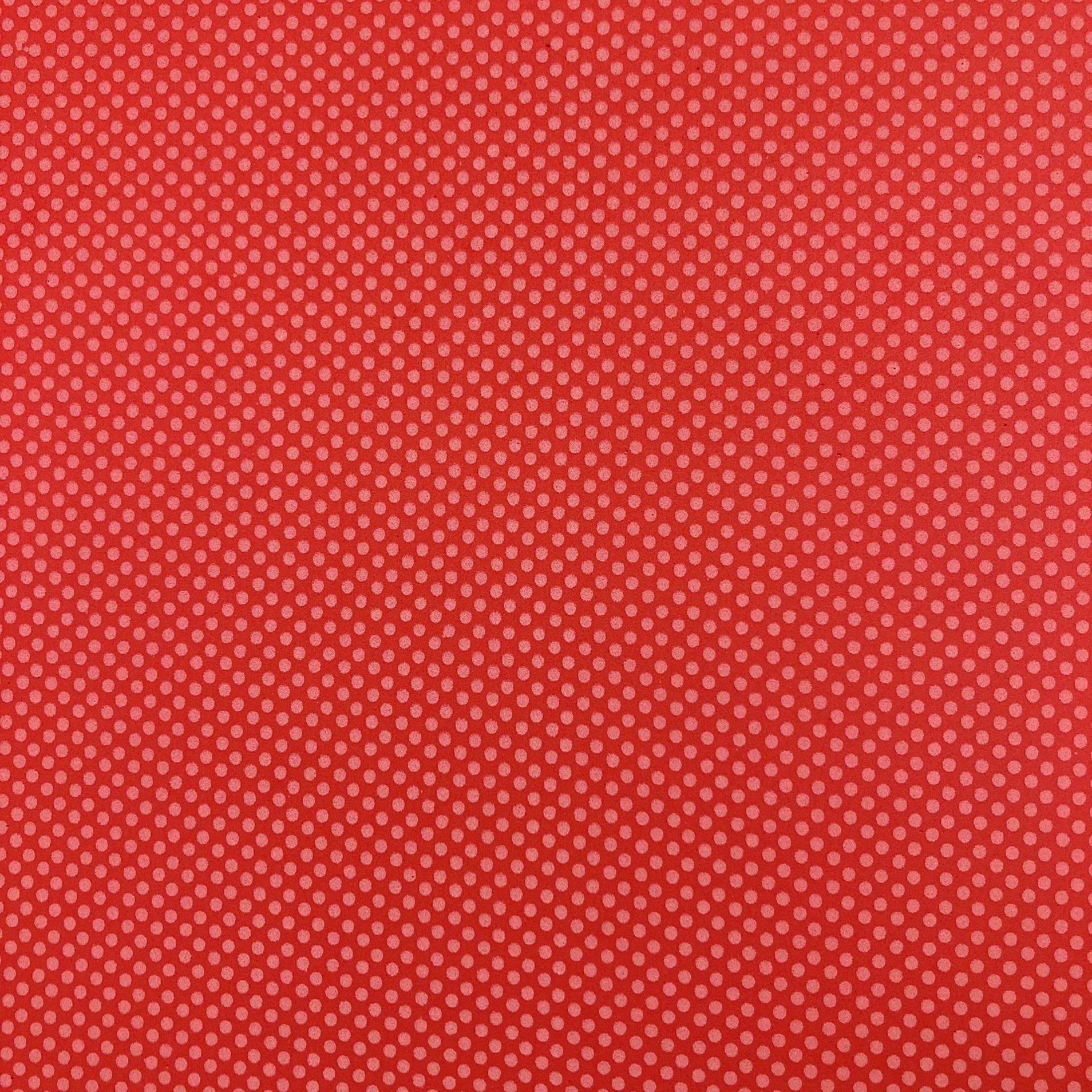 Gomma crepla o fommy rosso con pois bianchi stafil 40x60cm 2mm