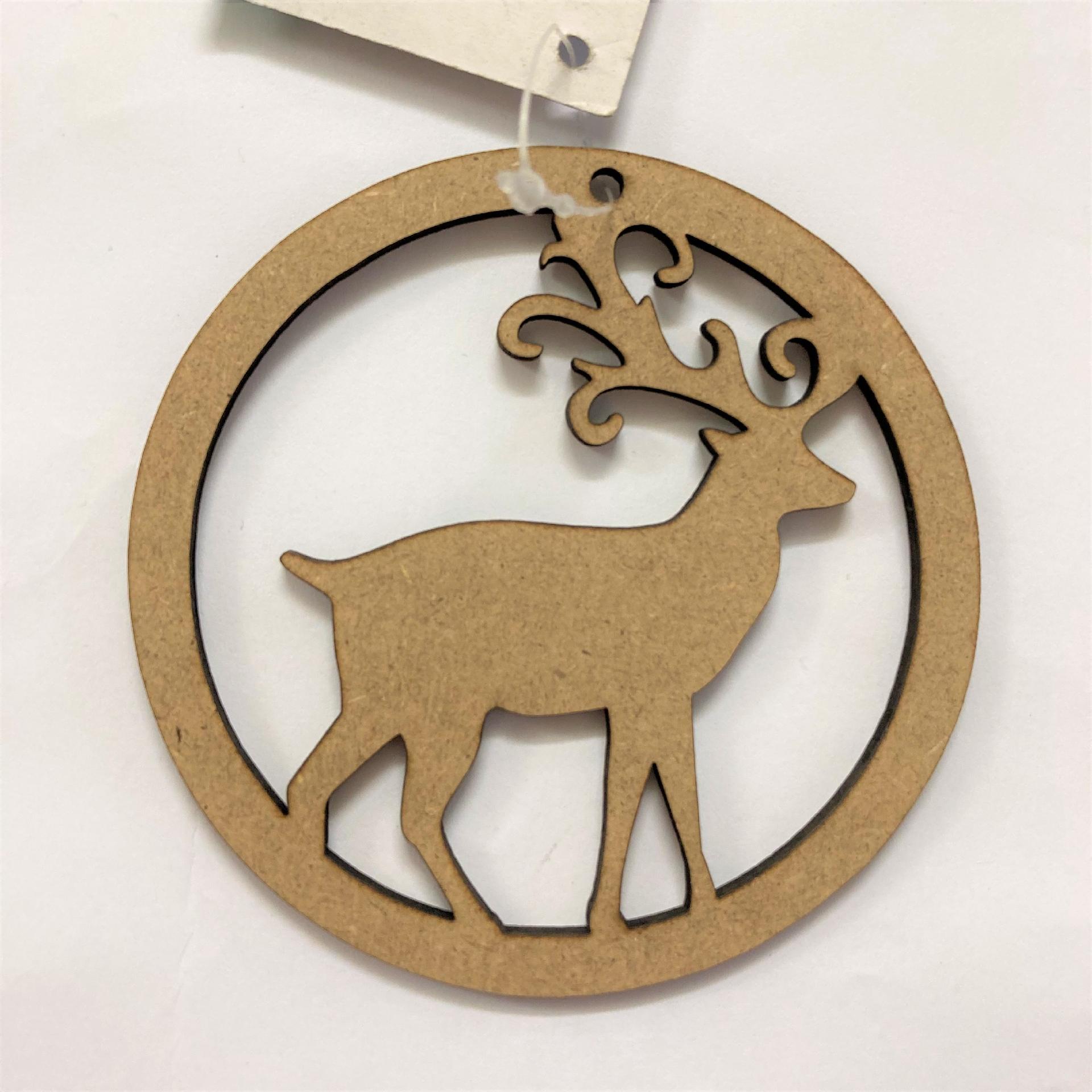 Sagoma MDF - Renna Decorabilia 1 pz
