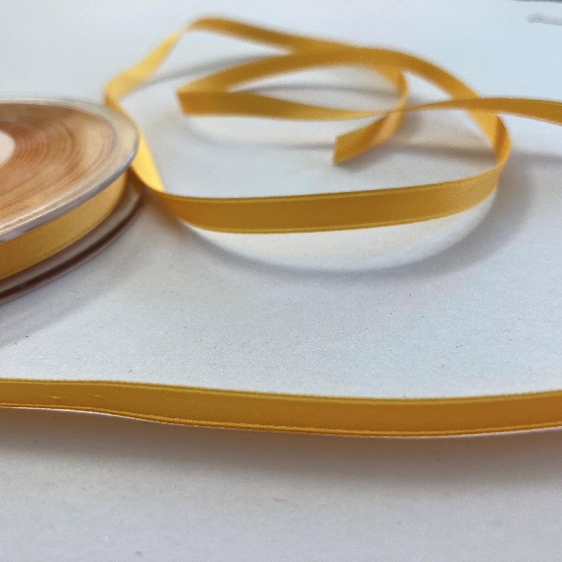 Nastro unica tinta Giallo Scuro - 6 mm Stafil Busta da 5 m