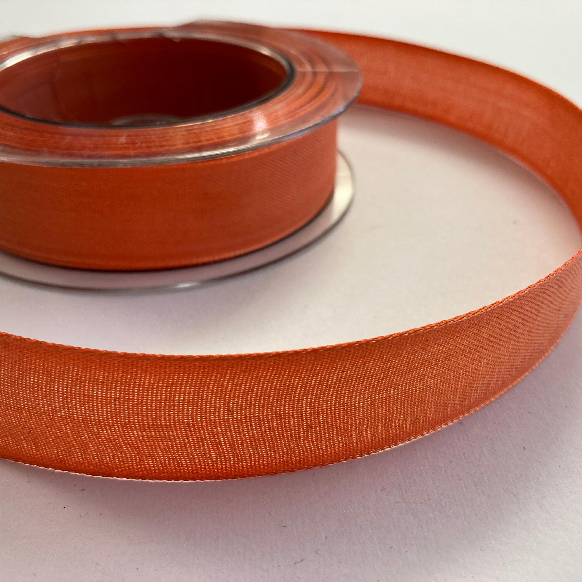 Nastro Unica Tinta Mandarino - 25 mm Goldina 25 mm x 1 metro