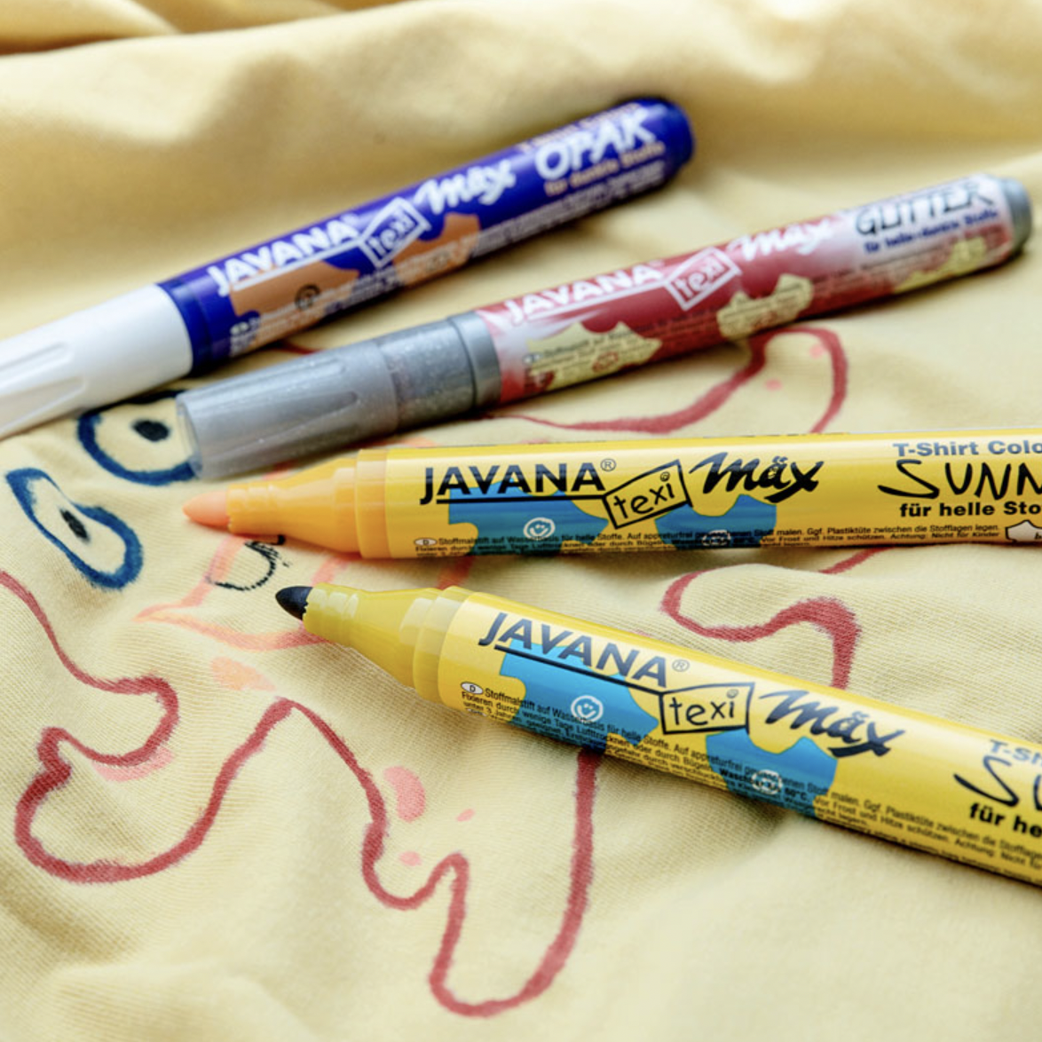 Pennarello per tessuto Javana Max Sunny Texi punta 1 - 2 mm