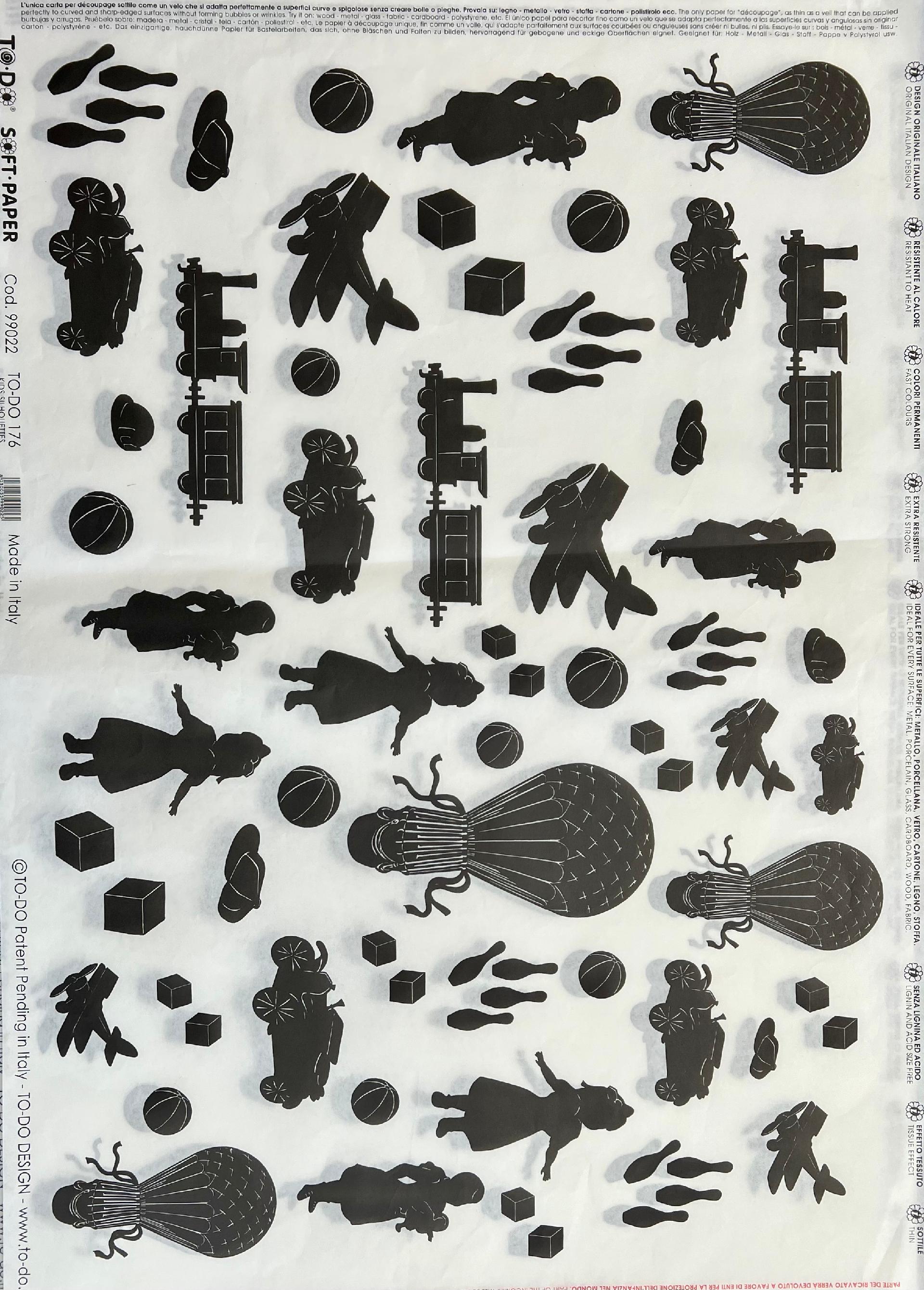 Carta velo - Ombre Giocattoli (SC3) TODO Paper Soft 50x70 cm