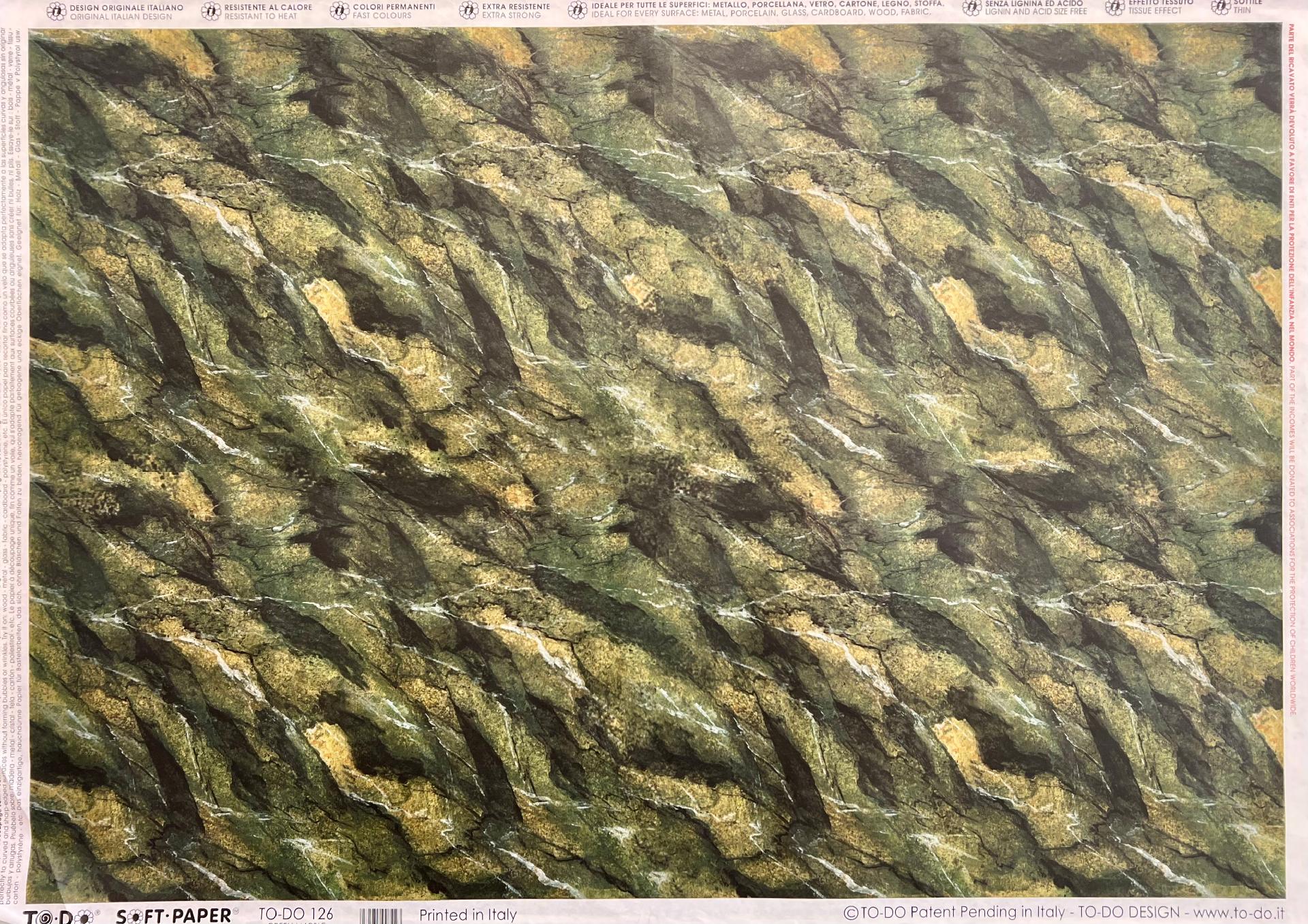 Carta velo - Marmo Verde (SC3) TODO Paper Soft 50 x 70 cm