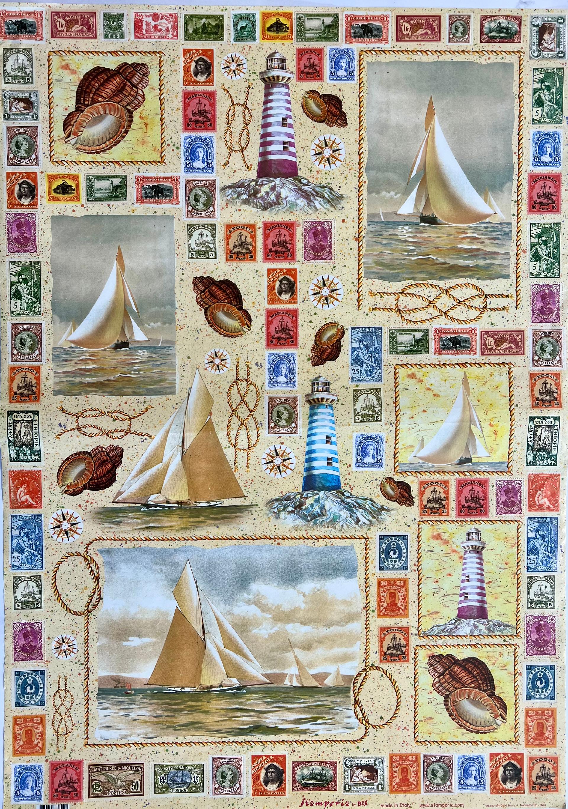 Carta Classic - Barca a Vela Stamperia 50x70 cm
