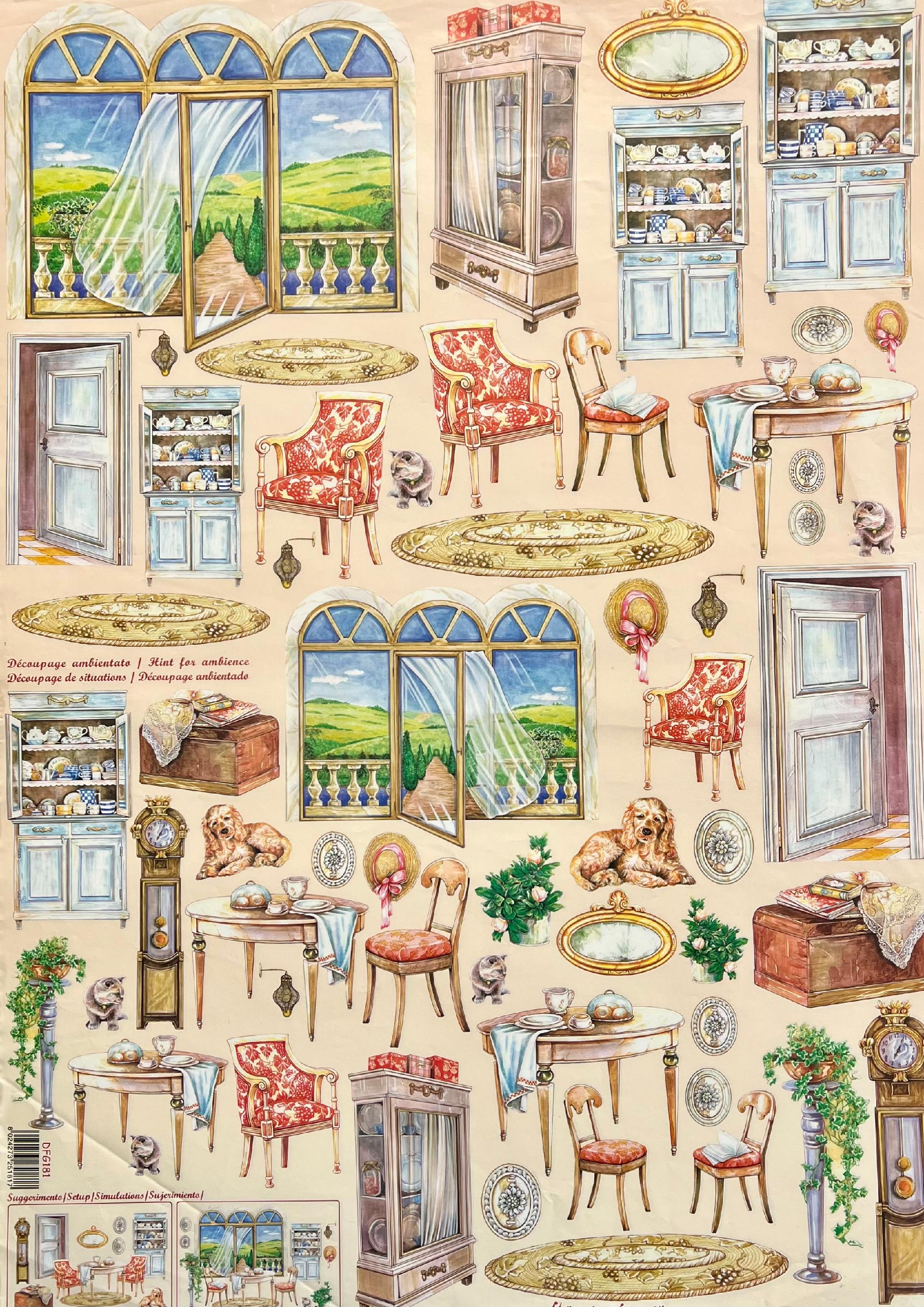 Carta Classic - Casa (sc2) stamperia 50x70 cm