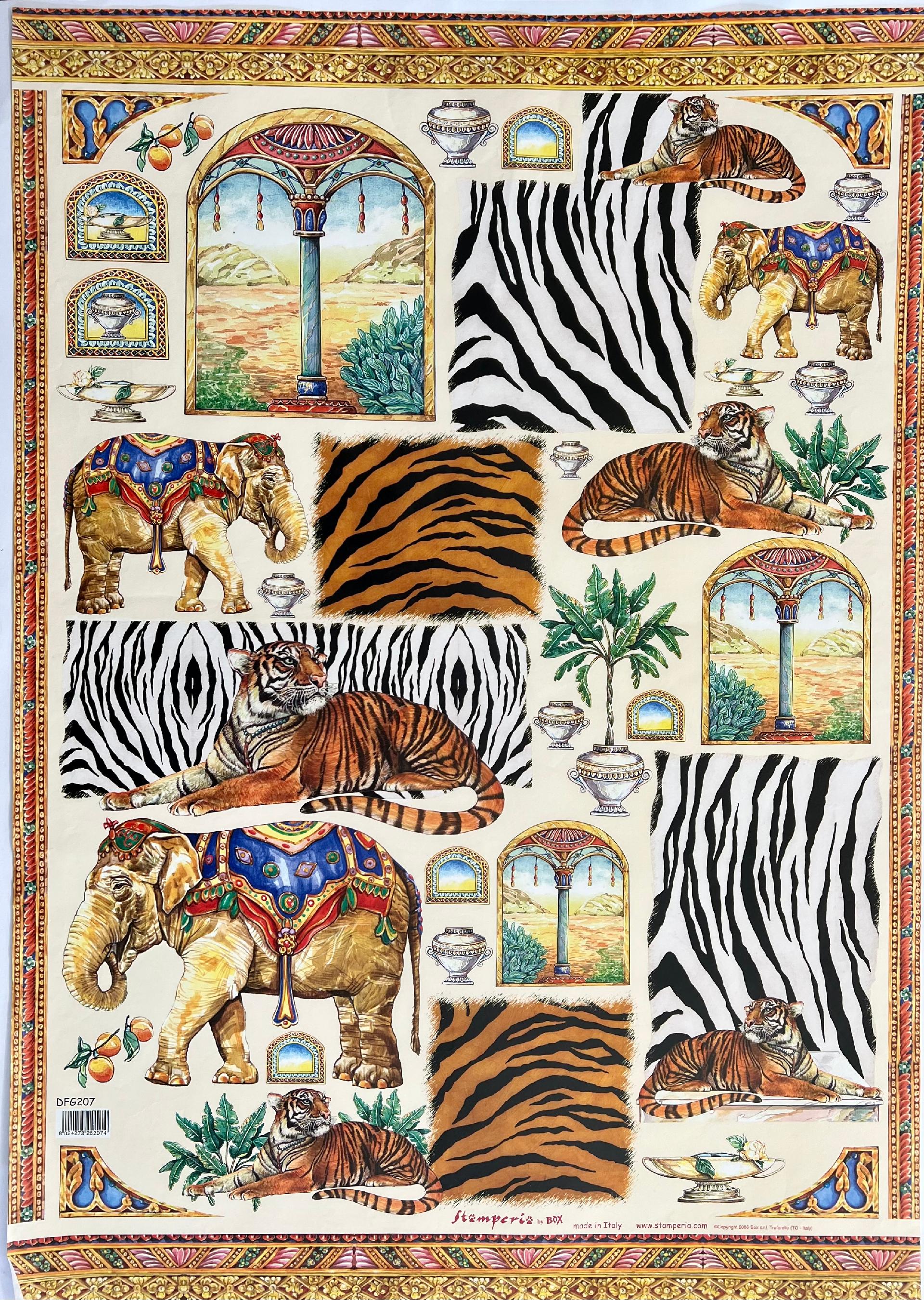 Carta Classic - India (sc2) Stamperia 50x70 cm